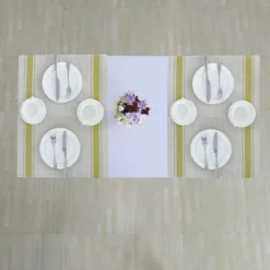 Unique Bargains Heat Resistant Anti-slip Washable PVC Place Mats Green, Beige 6 Pcs 10 Unique Bargains Heat Resistant Anti-slip Washable PVC Place Mats Green, Beige 6 Pcs -Kitchen Utensil Store GUEST 24158146 30a5 481b 88b3 de0ab48db9f0