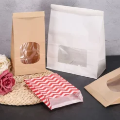 Unique Bargains Kraft Paper Oil-Proof Lining Transparent Front Window DIY Option Bread Bags 100 Pcs 9 Unique Bargains Kraft Paper Oil-Proof Lining Transparent Front Window DIY Option Bread Bags 100 Pcs -Kitchen Utensil Store GUEST 24d62fb4 7754 4621 8cb1 5327290b403c