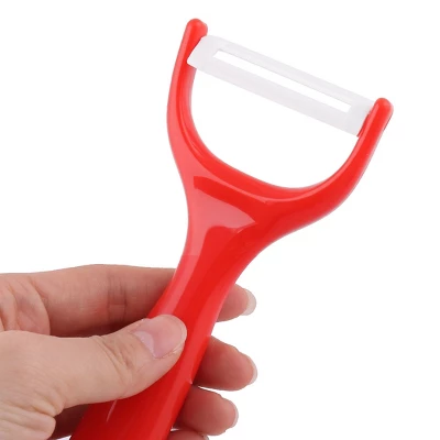 Unique Bargains Household Kitchen Utensil Fruit Vegetable Plastic Peeler Red 1 Pc 1 Unique Bargains Household Kitchen Utensil Fruit Vegetable Plastic Peeler Red 1 Pc