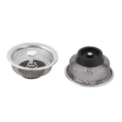 Unique Bargains Stainless Steel Kitchen Mesh Round Shape Sink Strainer 3.3" X 0.9" Silver Tone 2 Pcs -Kitchen Utensil Store GUEST 25ccd53b 4107 4ac4 9f53 0cd94b427af8