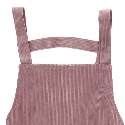 Unique Bargains H Shoulder Corduroy Apron 1 Pc 2 Unique Bargains H Shoulder Corduroy Apron 1 Pc - Image 2