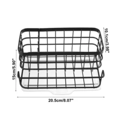 Unique Bargains Kitchen Storage Stainless Steel Sink Caddy 8.07"x5.9"x3.98" -Kitchen Utensil Store GUEST 27f08b83 69af 4a18 a05e 4fa0299cedde