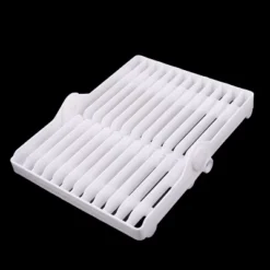 Unique Bargains Restaurant Kitchen Plastic 12 Slots Folding Dish Drying Rack White 1 Pc -Kitchen Utensil Store GUEST 27f6961c 51a5 46e8 ba25 a50223c26f84