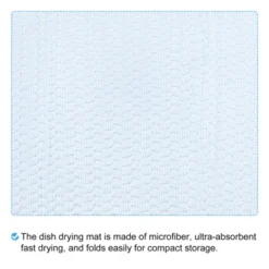 Unique Bargains Microfiber Non-slip Ultra Absorbent Quick Drying Dish Drying Mat 15.75 X 11.82 Inch Blue 2 Pcs -Kitchen Utensil Store GUEST 2957e19f 8147 4c4d 815f a924f5b4705b