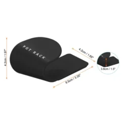 Unique Bargains Silicone Wall Mount Self Adhesive Easy To Install Pot Lid Holder