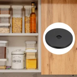 Unique Bargains High-strength Plastic 360-degree Rotating Durable Smooth Rotation Black Swivel Turntable 1 Pc -Kitchen Utensil Store GUEST 2ad88ccf 59a6 4c0e a46e 566a8fb9d4db