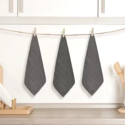 Unique Bargains Waffle Weave Microfiber Absorbent Quick Drying Lint Free Dish Towels -Kitchen Utensil Store GUEST 2d74648b 8a59 4ef1 992e 993c0b544b45