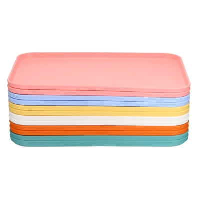Unique Bargains PP Plastic Reusable Lightweight Durable Construction Serving Tray 12 Pcs 9 Unique Bargains PP Plastic Reusable Lightweight Durable Construction Serving Tray 12 Pcs - Image 9