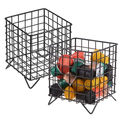 Unique Bargains Metal Large Capacity Rust-proof Elegant Coffee Holder Basket 2 Pcs 3 Unique Bargains Metal Large Capacity Rust-proof Elegant Coffee Holder Basket 2 Pcs - Image 3