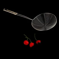 Unique Bargains Kitchen Cookware Net Mesh Long-Ladle Perforated Strainer 5'' Diameter -Kitchen Utensil Store GUEST 31b8c0fb df5a 4b86 8695 d837dbb46ea4
