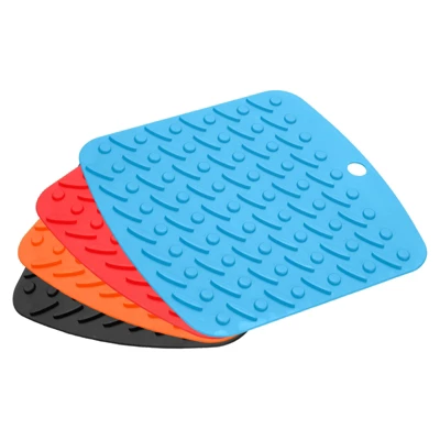 Unique Bargains Silicone Heat Resistant Trivet Pads 4 Pcs 8 Unique Bargains Silicone Heat Resistant Trivet Pads 4 Pcs - Image 8