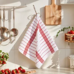 Unique Bargains Reusable Super Absorbent Cotton Lint Free Kitchen Towels 12" X 12" Multi -Kitchen Utensil Store GUEST 348741bb 0161 4e4c bc12 ad9b55bd5a24