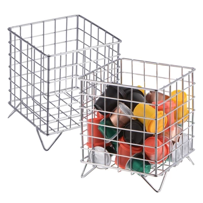 Unique Bargains Metal Large Capacity Rust-proof Elegant Coffee Holder Basket 2 Pcs 5 Unique Bargains Metal Large Capacity Rust-proof Elegant Coffee Holder Basket 2 Pcs - Image 5