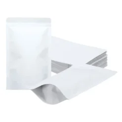 Unique Bargains Sealable Foil Lining Resealable Packaging Zipper Food Storage Pouches 50 Pcs -Kitchen Utensil Store GUEST 35d9850a 1ea3 4b4f 8f71 fb66d6d48b64