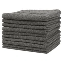 Unique Bargains Waffle Weave Microfiber Absorbent Quick Drying Lint Free Dish Towels -Kitchen Utensil Store GUEST 365f71b9 a4f4 4ce0 920e f935ca2cd45e