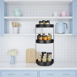 Unique Bargains Multifunctional Durable 360° Rotation 3 Tiers Lazy Susan Organizer 11 Unique Bargains Multifunctional Durable 360° Rotation 3 Tiers Lazy Susan Organizer -Kitchen Utensil Store GUEST 36753ff6 ae9d 4cba 89cd 501cdcab6a23