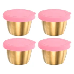Unique Bargains Silicone Durable Leak-proof Airtight Pink Condiment Containers -Kitchen Utensil Store GUEST 37f804f2 dc34 48b1 a63a 906568607a2b