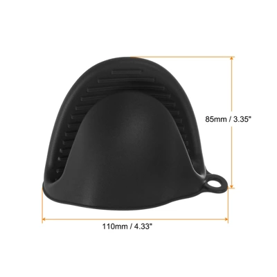 Unique Bargains Silicone Heat Resistant Anti-Slip Waterproof Oven Mitts 4 Pcs 1 Unique Bargains Silicone Heat Resistant Anti-Slip Waterproof Oven Mitts 4 Pcs