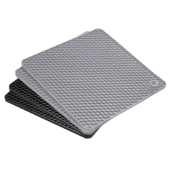 Unique Bargains Silicone Heat Resistant Multi-purpose Trivet Mat 4 Pcs -Kitchen Utensil Store GUEST 38f4bc3b 40be 43d8 b793 a54809d0f937