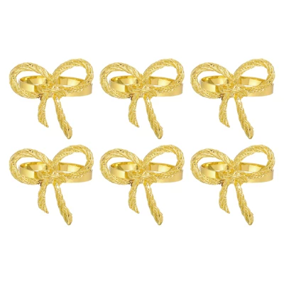 Unique Bargains Decorative Bow Napkin Rings For Decoration Wedding 12 Pcs 5 Unique Bargains Decorative Bow Napkin Rings For Decoration Wedding 12 Pcs - Image 5