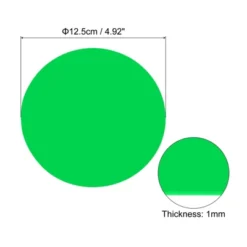 Unique Bargains Silicone Flexible Non-Slip Heat-Resistant Jar Opener Pads Green 6 Pcs