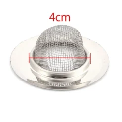 Unique Bargains Home Kitchen Bathroom Metal Sink Drain Strainer 7cm Dia 1 Pc