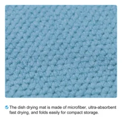 Unique Bargains Microfiber Absorbent Reversible Heat Resistant Dish Drainer Mats Blue/Grey/Beige 3 Pcs -Kitchen Utensil Store GUEST 39a521de 64bc 4c2a b110 f3b9fb7abaef 1