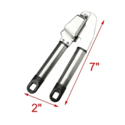 Unique Bargains Stainless Steel Household Garlic Press Crush Gadgets Crusher 1 Pcs