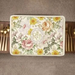 Unique Bargains Garden Of Eden Dish Drying Mat Green Yellow 15.75"x11.81"