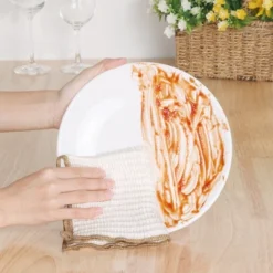 Unique Bargains Soft Reusable Absorbent Lint Free Lightweight Kitchen Towel 11" X 11"