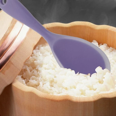 Unique Bargains Heat Resistant Restaurant Kitchen Cooking Utensil Soup Ladle 8.9 Inch Purple 1 Pc 4 Unique Bargains Heat Resistant Restaurant Kitchen Cooking Utensil Soup Ladle 8.9 Inch Purple 1 Pc - Image 4