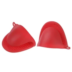 Unique Bargains Silicone Heat Resistant Anti-Slip Waterproof Mitts 2 Pcs -Kitchen Utensil Store GUEST 3dea7447 f3b0 42b9 9b2d 85d0739ec982