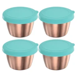 Unique Bargains Stainless Steel Mini Salad Dressing Container With Lid Sky Blue -Kitchen Utensil Store GUEST 3e610249 deab 4dab baf9 945d311b594c