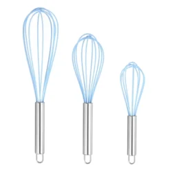 Unique Bargains Stainless Steel Silicone Non-Stick Coated Heat-Resistant Whisk 3 Pcs -Kitchen Utensil Store GUEST 3e7c8dc3 cd53 480d a6cd e16d860a210f