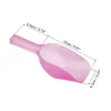Unique Bargains Plastic Multi-functional Durable Kitchen Maker Ice Scoop 12oz Pink 1 Pc