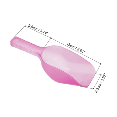 Unique Bargains Plastic Multi-functional Durable Kitchen Maker Ice Scoop 12oz Pink 1 Pc 1 Unique Bargains Plastic Multi-functional Durable Kitchen Maker Ice Scoop 12oz Pink 1 Pc