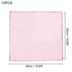 Unique Bargains Washable Polyester Place Mats Pink 12 Pcs -Kitchen Utensil Store GUEST 401ba3cd ecc8 4827 a44f da993973f07d
