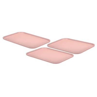 Unique Bargains Kitchen Reusable Lightweight Plastic Rectangular Serving Tray 3 Pcs 10 Unique Bargains Kitchen Reusable Lightweight Plastic Rectangular Serving Tray 3 Pcs - Image 10