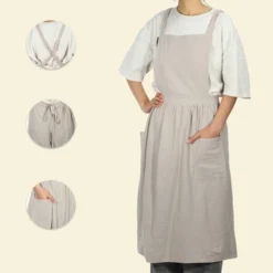 Unique Bargains Women's Cross Back Apron With Pockets 1 Pc 12 Unique Bargains Women's Cross Back Apron With Pockets 1 Pc -Kitchen Utensil Store GUEST 42918a79 058c 4fda 925e d97f70be1fd7
