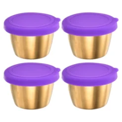 Unique Bargains Stainless Steel Salad Dressing Purple Bowls With Lids -Kitchen Utensil Store GUEST 438da612 ed58 439d 9314 8fff52ec8814