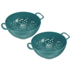 Unique Bargains Food Rice Washing Plastic Vegetable Basket Colander With Handle 2 Pcs -Kitchen Utensil Store GUEST 456c32cf 2446 4fb2 b7a8 817cddca68dc
