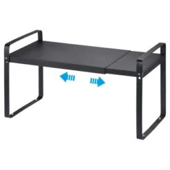 Unique Bargains Kitchen Metal Expandable Spice Rack Cabinet Shelf Organizer -Kitchen Utensil Store GUEST 46699b3a 3891 4837 b6fe 3a39049c2b33