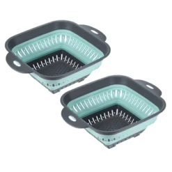 Unique Bargains Silicone Foldable Ergonomic Handles Dishwasher Safe Colander 2 Pcs 15 Unique Bargains Silicone Foldable Ergonomic Handles Dishwasher Safe Colander 2 Pcs -Kitchen Utensil Store GUEST 47aeef6b 50d4 42e4 8684 293d91c60dfa