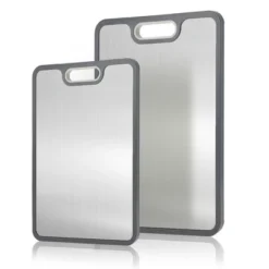 Unique Bargains Double-Sided Pure Titanium Cutting Board Gray Beige -Kitchen Utensil Store GUEST 4984ba9d 9f3e 4da2 a56d f0e02d053a2b