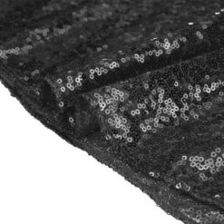 Unique Bargains Parties Polyester Sequin Round Tablecloth