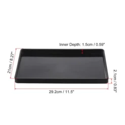 Unique Bargains Plastic Fast Food Dining Serving Tray 1 Pc