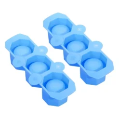 Unique Bargains Silicone Freezer Home Use 3-Cavity Ice Cube Trays -Kitchen Utensil Store GUEST 4ad6bfa0 6194 4b08 ba13 44b7c6392e34