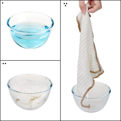 Unique Bargains Soft Reusable Absorbent Lint Free Lightweight Kitchen Towel 11" X 11" 3 Unique Bargains Soft Reusable Absorbent Lint Free Lightweight Kitchen Towel 11" X 11" - Image 3