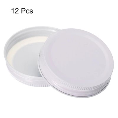 Unique Bargains Leak Proof Regular Mason Jar Lids For Canning Jars Kitchen Storage 12 Pcs 2 Unique Bargains Leak Proof Regular Mason Jar Lids For Canning Jars Kitchen Storage 12 Pcs - Image 2