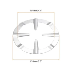 Unique Bargains Cast Iron Gas Stove Cooker Plate Mocha Coffee Pot Holders 5.3" X 4.1"